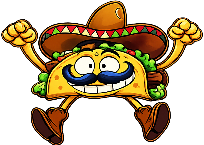 Taco Tom's logo